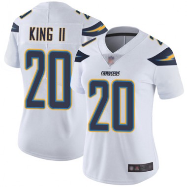 Los Angeles Chargers NFL Football Desmond King White Jersey Women Limited #20 Road Vapor Untouchable->los angeles chargers->NFL Jersey